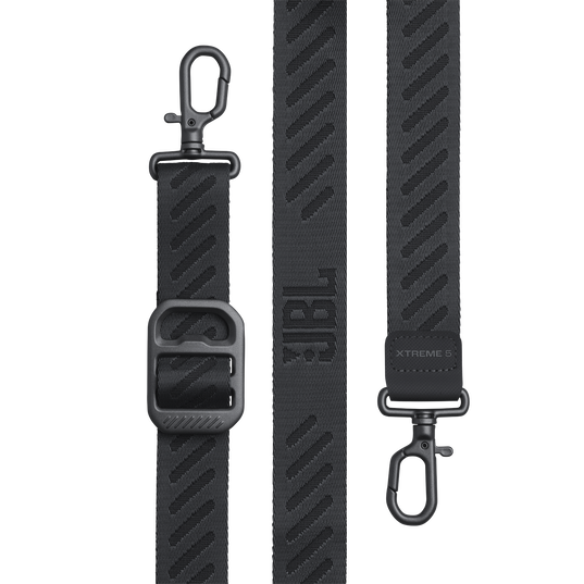 JBL Xtreme 5 - Black - Portable waterproof speaker with massive legendary JBL sound, ambient edge lighting, and a convenient shoulder strap - Detailshot 3