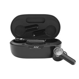 JBL Quantum TWS - Black - True wireless Noise Cancelling gaming earbuds - Hero JBL Quantum TWS - Black - True wireless Noise Cancelling gaming earbuds - Hero