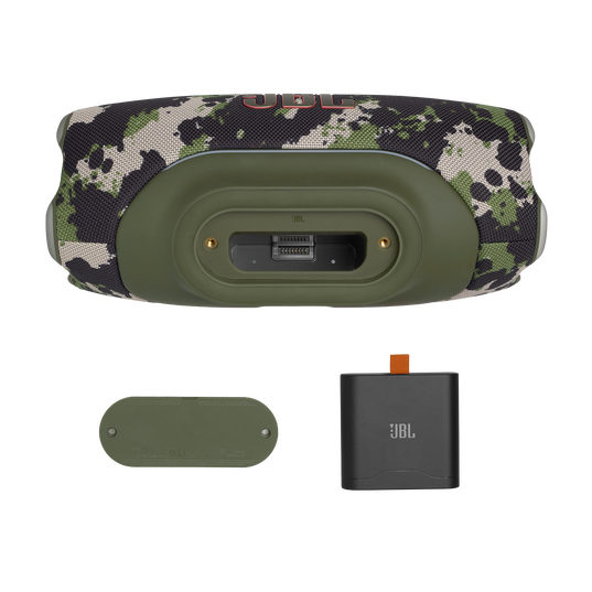 JBL Xtreme 5 - Squad - Portable waterproof speaker with massive legendary JBL sound, ambient edge lighting, and a convenient shoulder strap - Detailshot 4