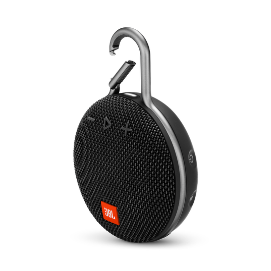 JBL Clip 3 - Midnight Black - Portable Bluetooth® speaker - Hero