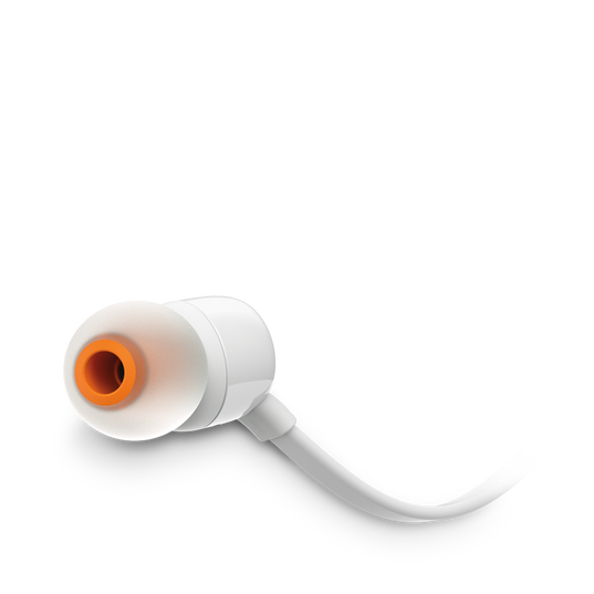 JBL Tune 110 - White - In-ear headphones - Detailshot 1