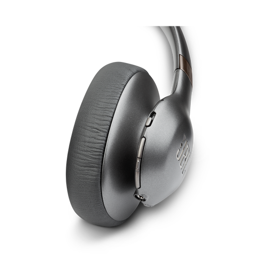 JBL EVEREST™ ELITE 750NC - Gun Metal - Wireless Over-Ear Adaptive Noise Cancelling headphones - Detailshot 2