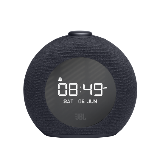 JBL Horizon 2 FM - Black - Bluetooth clock radio speaker with FM - Front