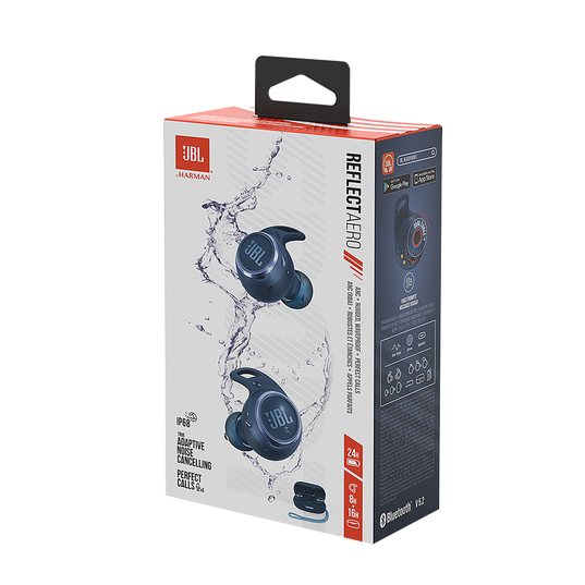 JBL Reflect Aero TWS - Blue - True wireless Noise Cancelling active earbuds - Detailshot 10