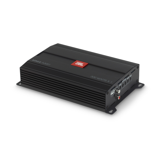 JBL Stage Amplifier A3001 - Black - Class D Car Audio Amplifier - Hero
