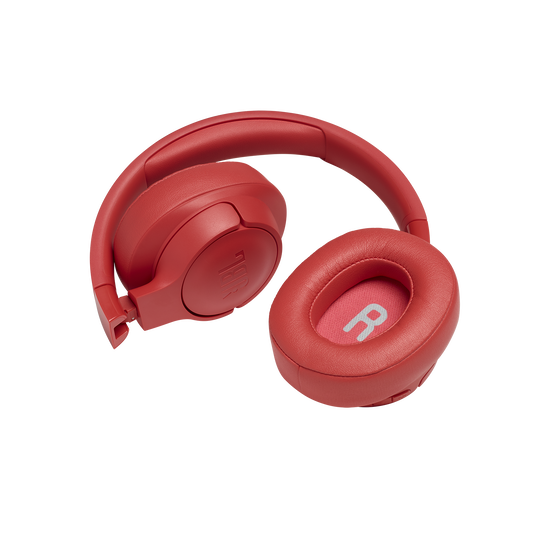 JBL Tune 750BTNC - Coral Orange - Wireless Over-Ear ANC Headphones - Detailshot 3