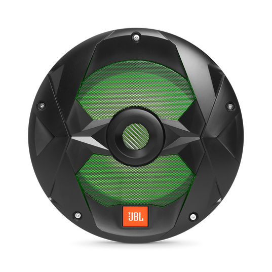 Club Marine MS10LB - Black Matte - Club Marine MS10LB—10" (250mm) marine audio multi-element subwoofer with RGB lighting – Black - Detailshot 3