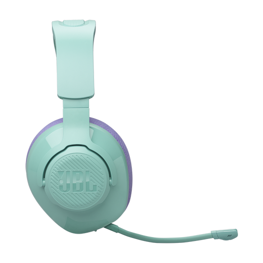JBL Quantum 360 Wireless - Teal - Wireless over-ear gaming headset with surround sound and detachable mic - Right