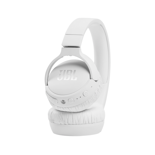 JBL Tune 660NC - White - Wireless, on-ear, active noise-cancelling headphones. - Detailshot 4