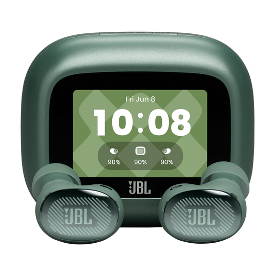 JBL Live Buds 4 - Green - True wireless Noise Cancelling earbuds - Hero