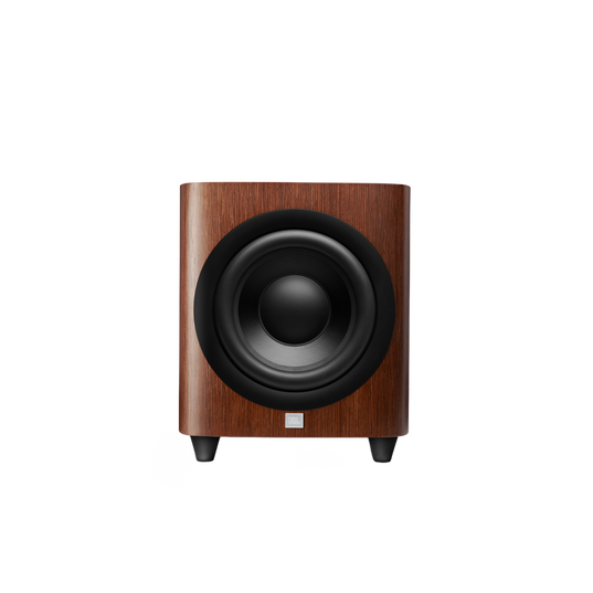 HDI-1200P - Walnut - 12-inch (300mm) 1000W Powered Subwoofer - Hero