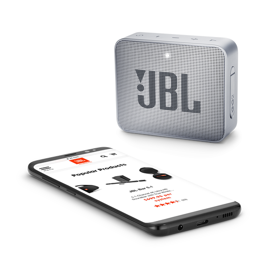 JBL Go 2 - Ash Gray - Portable Bluetooth speaker - Detailshot 3