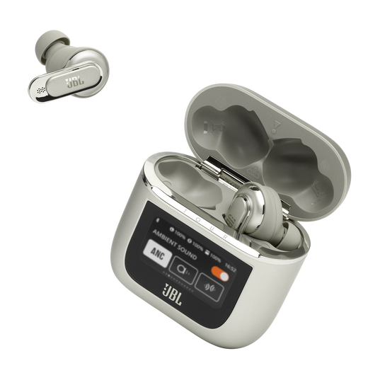 JBL Tour Pro 2 - Champagne - True wireless Noise Cancelling earbuds - Detailshot 4