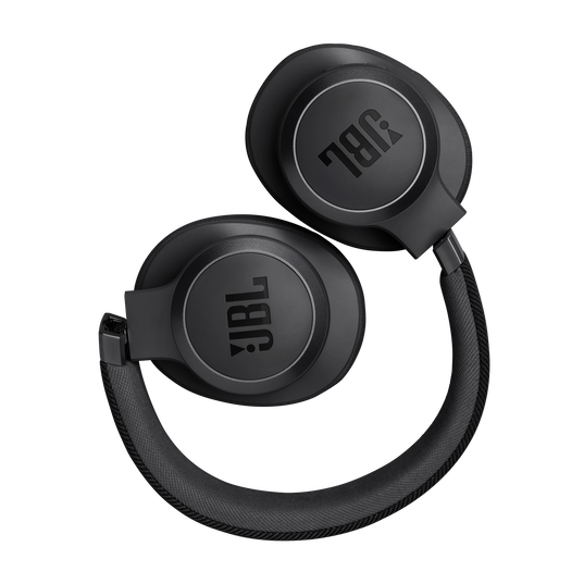 JBL Live 770NC - Black - Wireless Over-Ear Headphones with True Adaptive Noise Cancelling - Detailshot 5