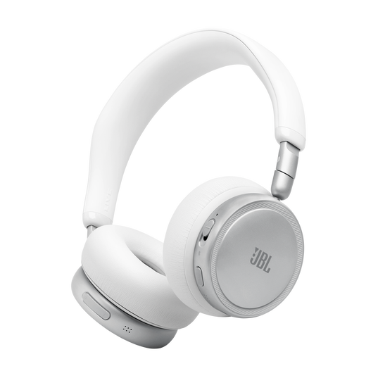 JBL Live 680NC - White - Wireless on-ear Noise Cancelling headphones - Hero