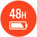 48 hours total playback plus wireless charging