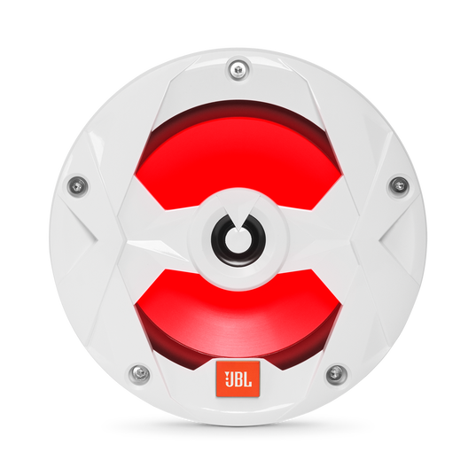 Club Marine MS65LW - White Gloss - 6-1/2" (160mm) two-way marine audio speaker with RGB lighting – White - Detailshot 4