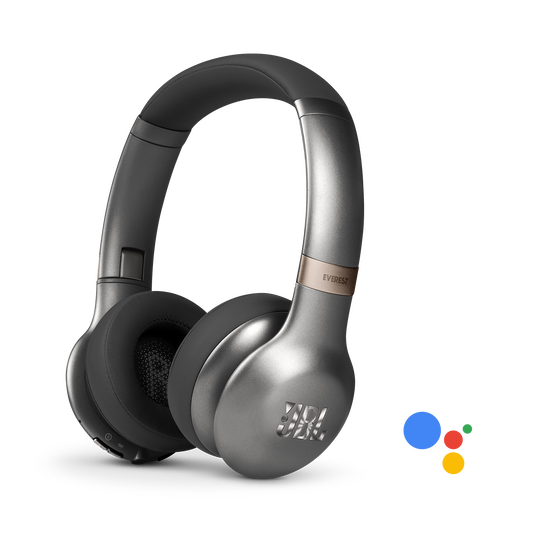 JBL EVEREST™ 310 - Gun Metal - Wireless On-ear headphones - Hero