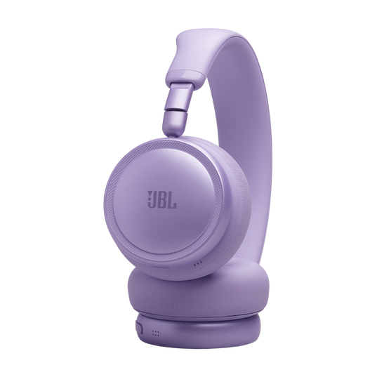 JBL Live 680NC - Purple - Wireless on-ear Noise Cancelling headphones - Top