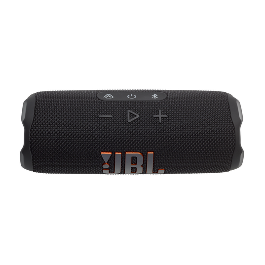 JBL Flip 7 - Black - Portable waterproof and drop-proof  speaker - Top
