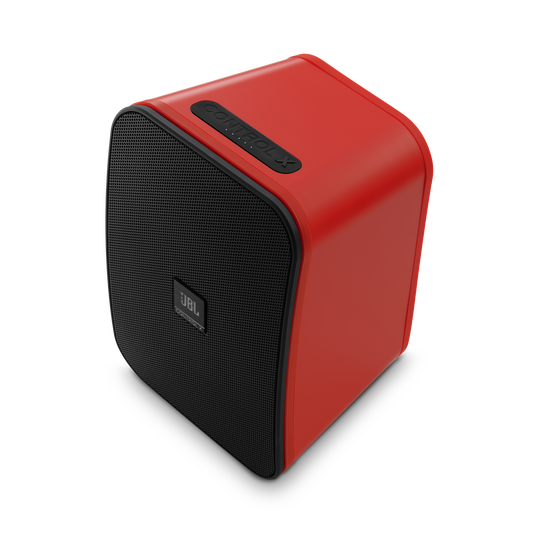 JBL Control X Wireless - Red - 5.25” (133mm) Portable Stereo Bluetooth® Speakers - Detailshot 7