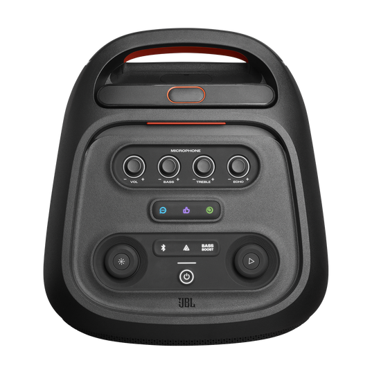 JBL PartyBox Stage 320 - Black - Portable party speaker with wheels - Detailshot 1
