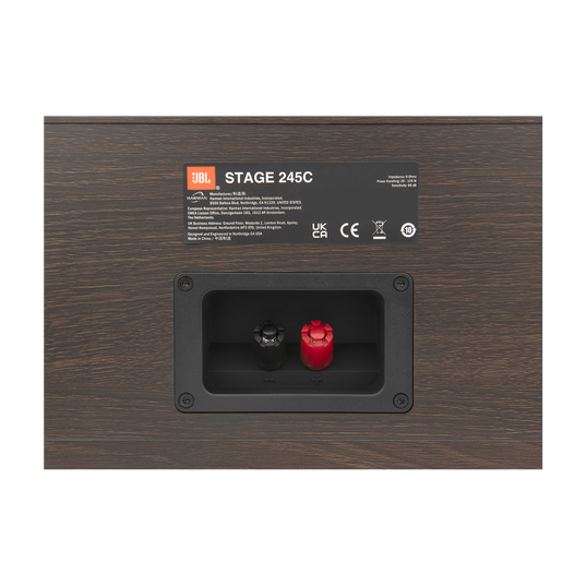 Stage 245C - Espresso - 2.5-Way Quad 4.5-inch (114mm) Center Channel Loudspeaker - Detailshot 7