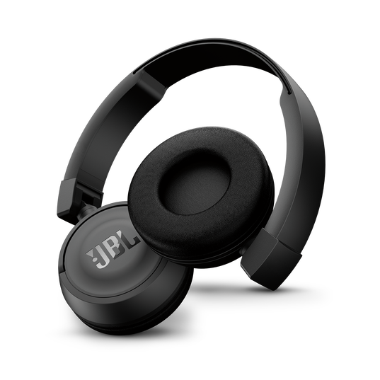 JBL T450BT - Black - Wireless on-ear headphones - Detailshot 1