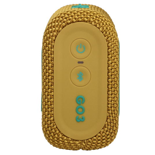 JBL Go 3 - Yellow - Portable Waterproof Speaker - Right