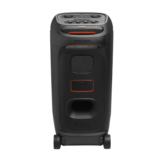 JBL PartyBox Stage 320 - Black - Portable party speaker with wheels - Back