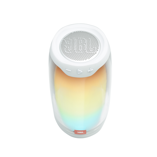 JBL Pulse 4 - White - Portable Bluetooth Speaker - Top