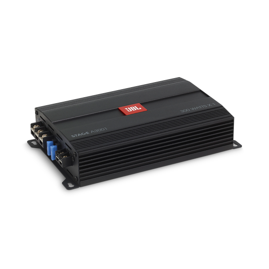 JBL Stage Amplifier A3001 - Black - Class D Car Audio Amplifier - Detailshot 2
