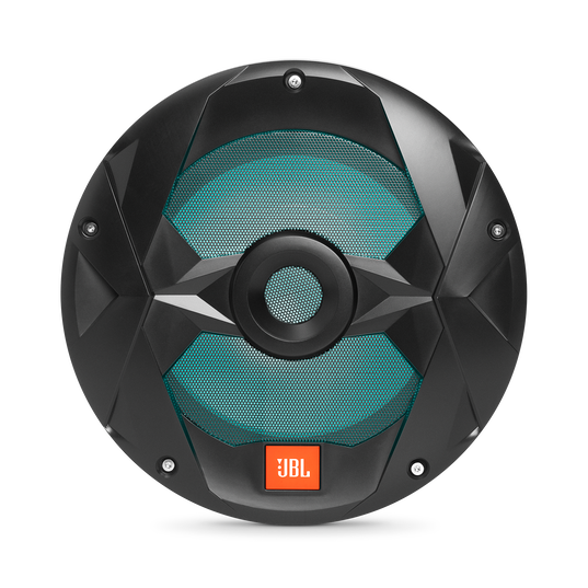 Club Marine MS10LB - Black Matte - Club Marine MS10LB—10" (250mm) marine audio multi-element subwoofer with RGB lighting – Black - Detailshot 5
