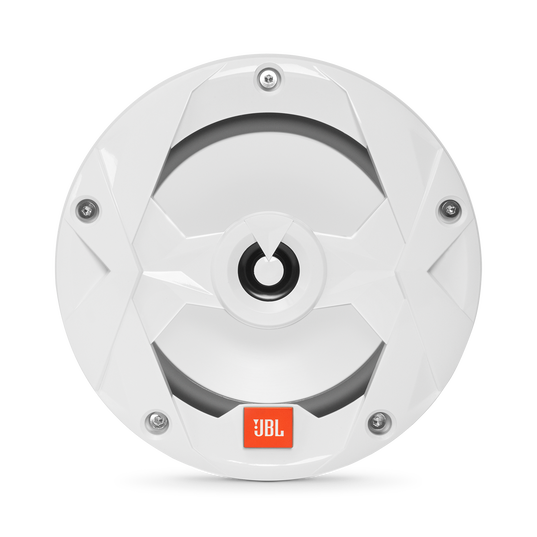 Club Marine MS65LW - White Gloss - 6-1/2" (160mm) two-way marine audio speaker with RGB lighting – White - Front