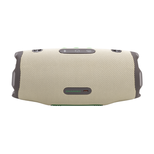 JBL Charge 6 - Sand - Portable waterproof and drop-proof Bluetooth speaker - Back