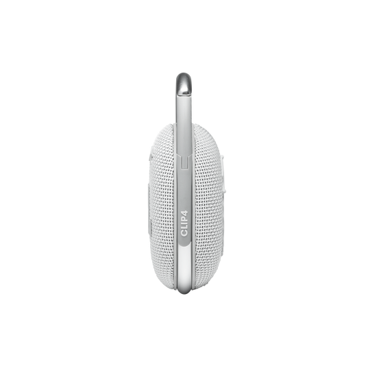 JBL Clip 4 - White - Ultra-portable Waterproof Speaker - Right