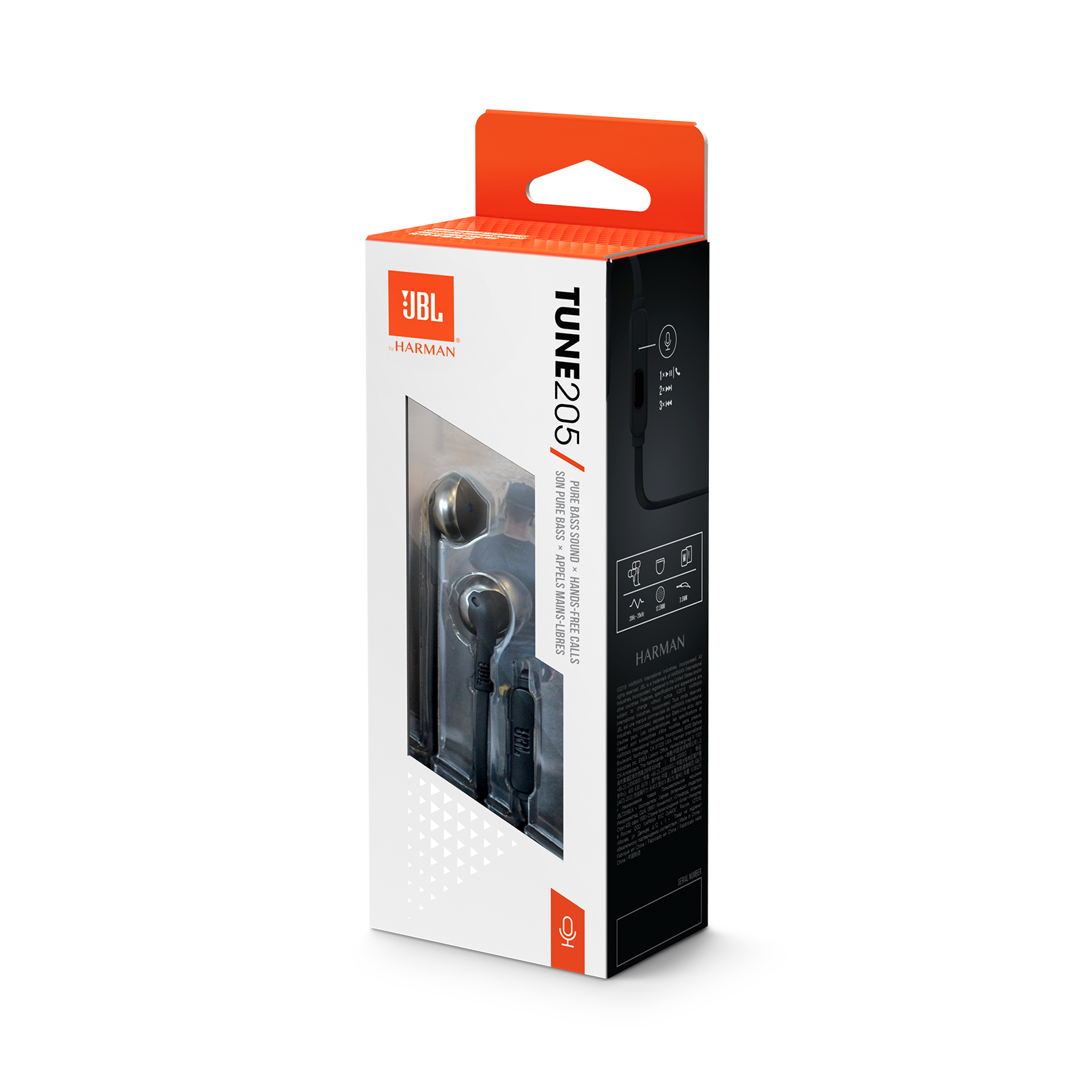 jbl t205bt pure bass wireless earphones