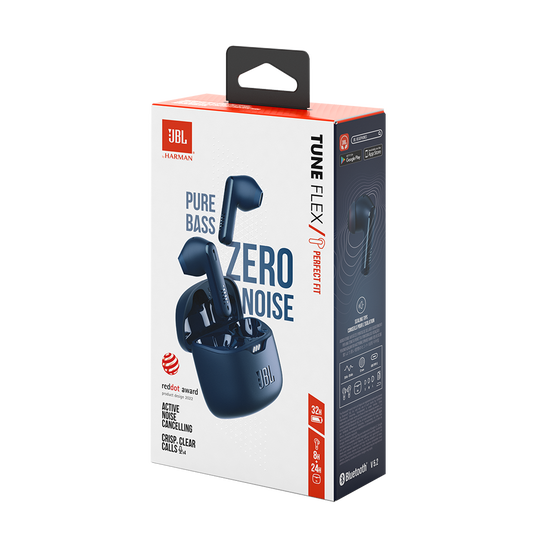 JBL Tune Flex - Blue - True wireless Noise Cancelling earbuds - Detailshot 15