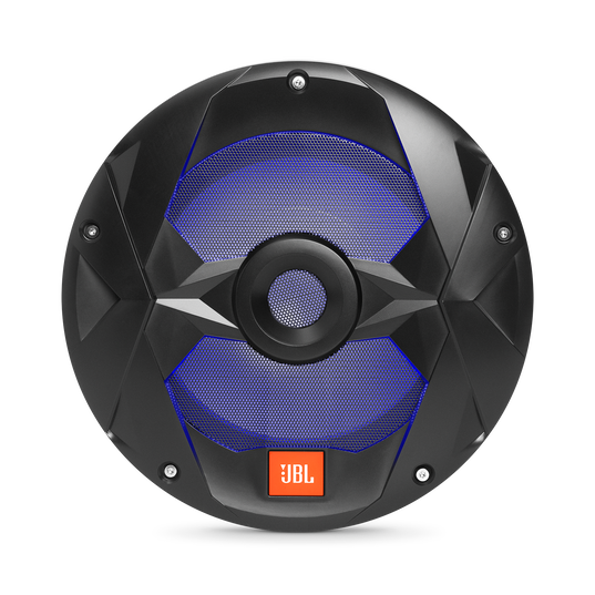 Club Marine MS10LB - Black Matte - Club Marine MS10LB—10" (250mm) marine audio multi-element subwoofer with RGB lighting – Black - Detailshot 4