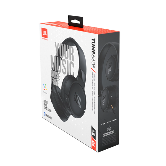JBL Tune 660NC - Black - Wireless, on-ear, active noise-cancelling headphones. - Detailshot 10