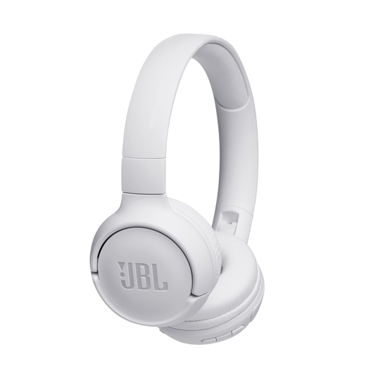 JBL Tune 500BT - White - Wireless on-ear headphones - Hero