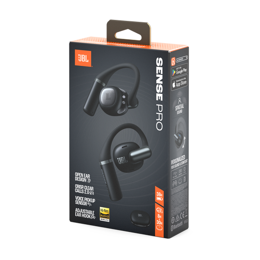 JBL Sense Pro - Black - True wireless open-ear headphones - Detailshot 15