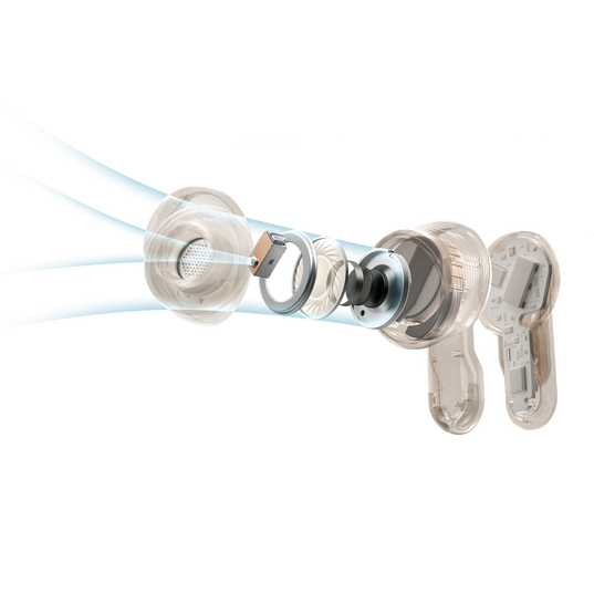 JBL Tour Pro 3 - Latte - True Wireless Noise Cancelling earbuds with Smart Charging Case™ - Detailshot 13