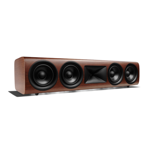 HDI-4500 - Walnut - 2 ½-way Quadruple 5.25-inch (130mm) Center Channel Loudspeaker - Left