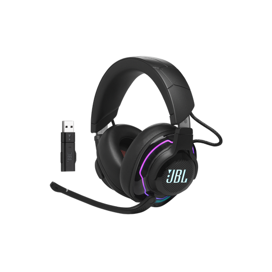 JBL Quantum 910 Wireless - Black - Wireless over-ear performance gaming headset with head  tracking-enhanced, Active Noise Cancelling and Bluetooth - Detailshot 13