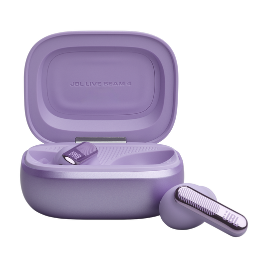 JBL Live Beam 4 - Purple - True wireless Noise Cancelling earbuds - Bottom