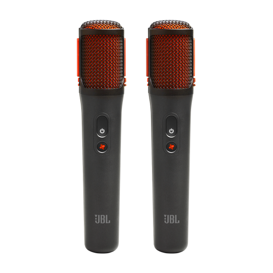 JBL PartyBox On-the-Go 2 Plus - Black - Portable party speaker with real-time AI vocal removal, two wireless mics, powerful JBL Pro Sound, a dynamic lightshow, up to 15 hours of playtime, and a replaceable battery, plus a handle and shoulder strap - Detailshot 4