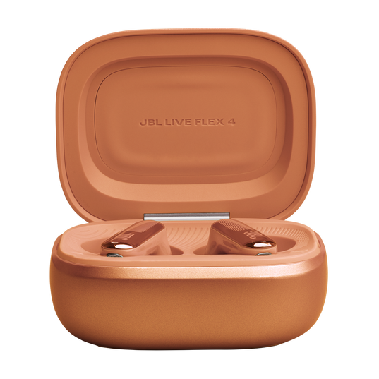 JBL Live Flex 4 - Orange - True wireless Noise Cancelling earbuds - Left