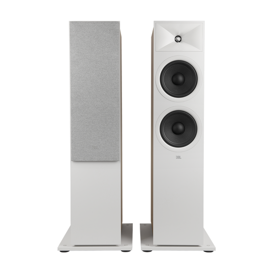 Stage 280F - Latte - 2.5-Way Dual 8-inch (200mm) Floorstanding Loudspeaker - Detailshot 1