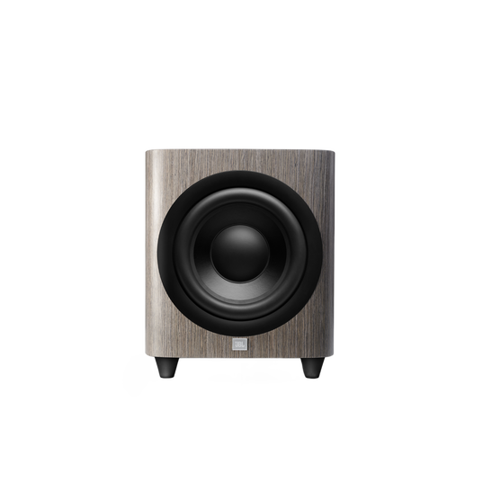 HDI-1200P - Grey Oak - 12-inch (300mm) 1000W Powered Subwoofer - Hero